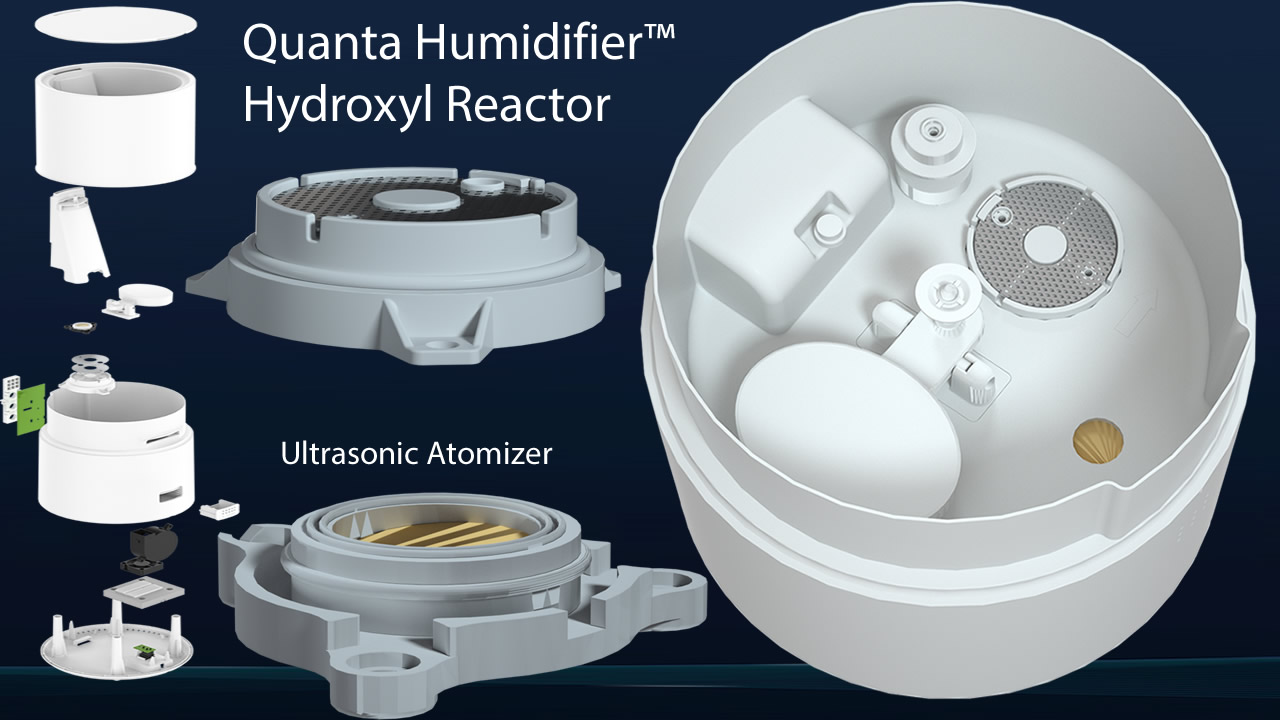 Quanta-Humidifier-ultrasonic-atomizer-reactor