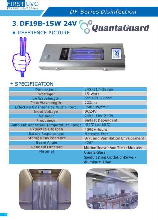 2a-quantaguard-Far-UV-Lamps-DF19B-15W-24V-Far-UVC-DF28B-3B-20W-110v-240V-Far-UVC-Excimer-222nm