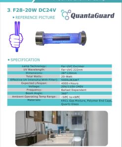 5a-quantaguard-Far-UV-Excimer-Lamp-F28-20W-DC24V-Far-UV-BulbFar-UVC-Excimer-Lamp-F28-40W-DC-24V-Far-UVC-Excimer-222nm-bulbs