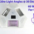 First UVC 60w Far-UVC Light 222nm ABS Luminaire