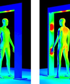 Far-uv-gate-front-45-degree-rotation-Designing-far-UV-C-Germicidal-System-QuantaHall-Far-UV-Entry-Containment-Corridor-Far-UVC-Light-Decontamination-Passageway