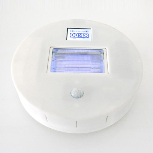 Far-uvc-Quantalamp-timer-led-display-QuantaGuard-20W-Round-DC-24V-far-uv-filtered-222nm-firstuvc-DF28C-20W