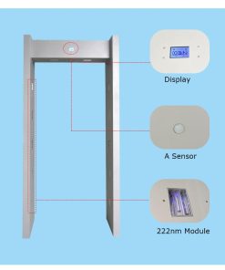 QuantaHall-modular-far-uvc-door-gateway-countdown-display-sendor-disinfection-gate-280w-excimer-222nm-entry-gate