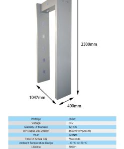 QuantaHall-modular-filtered-band-pass-far-uvc-222nm-light-door-gateway-specifications-gate-size