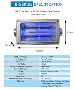 QuantaModule-b-Series-FirstUVC-24V-Far-UV-222nm-5watt-Excimer-far-uvc-222nm-5-watt-Lamp