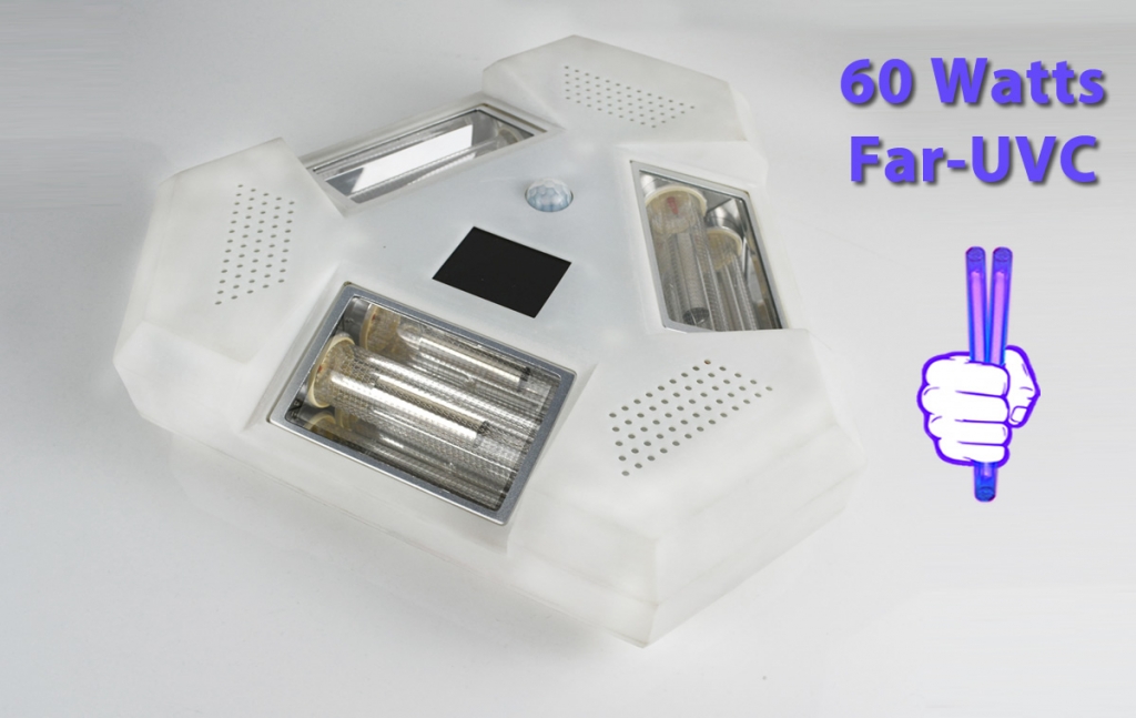 60w Filtered FarUVC 222 nm Triple 222nm FarUV 20watt Filtered Lamps