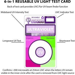 6-in-1 REUSABLE UV LIGHT TEST CARD