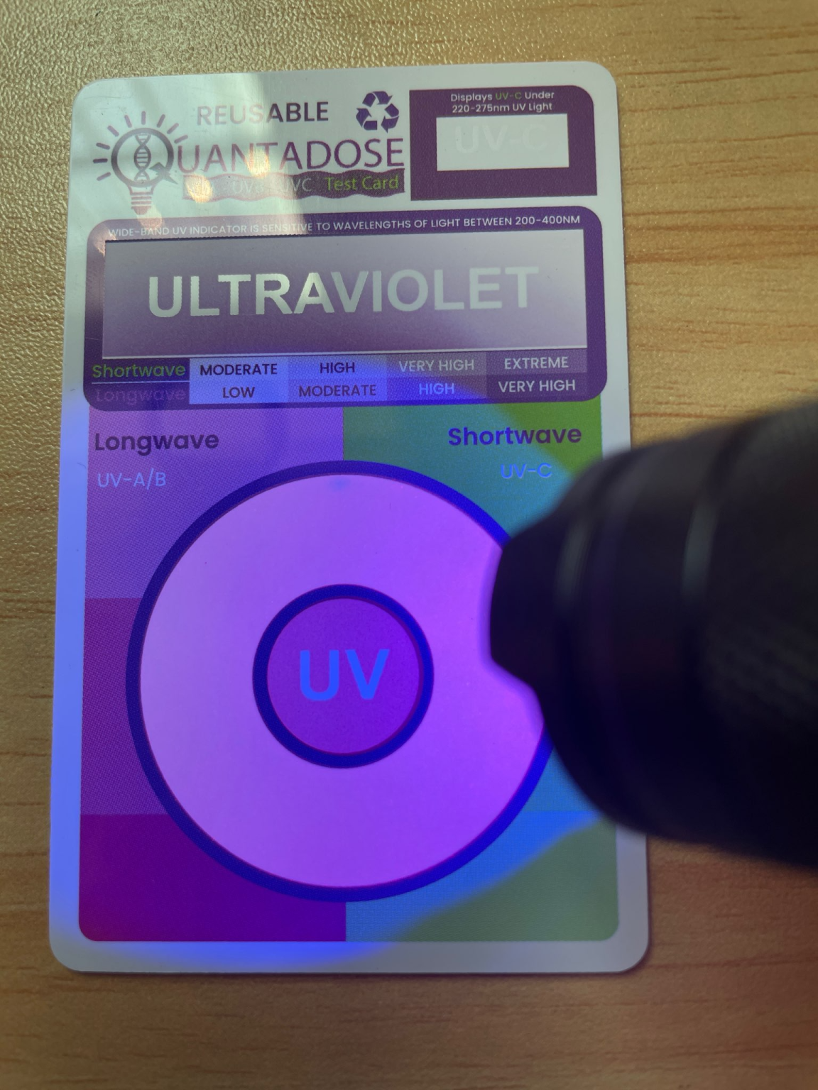 QuantaDose® 3rd Edition MultiWavelength BiLuminescent UV/UVC Light QuantaDose® 3rd Edition MultiWavelength BiLuminescent UV/UVC Light