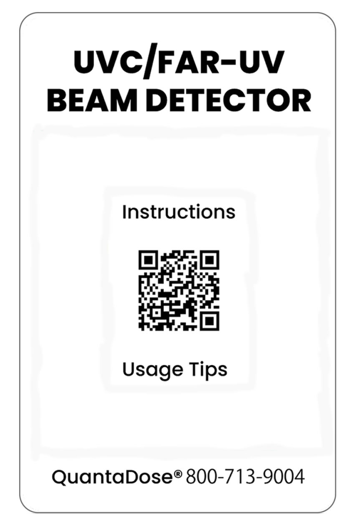 quantadose-beam-finder-uvc-light-not-detected